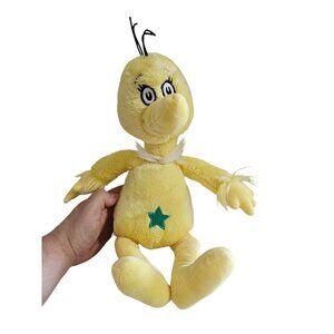 Dr Seuss Kohls Cares Yellow Sneetches Bird Star Stuffed Animal Toy Plush 16"